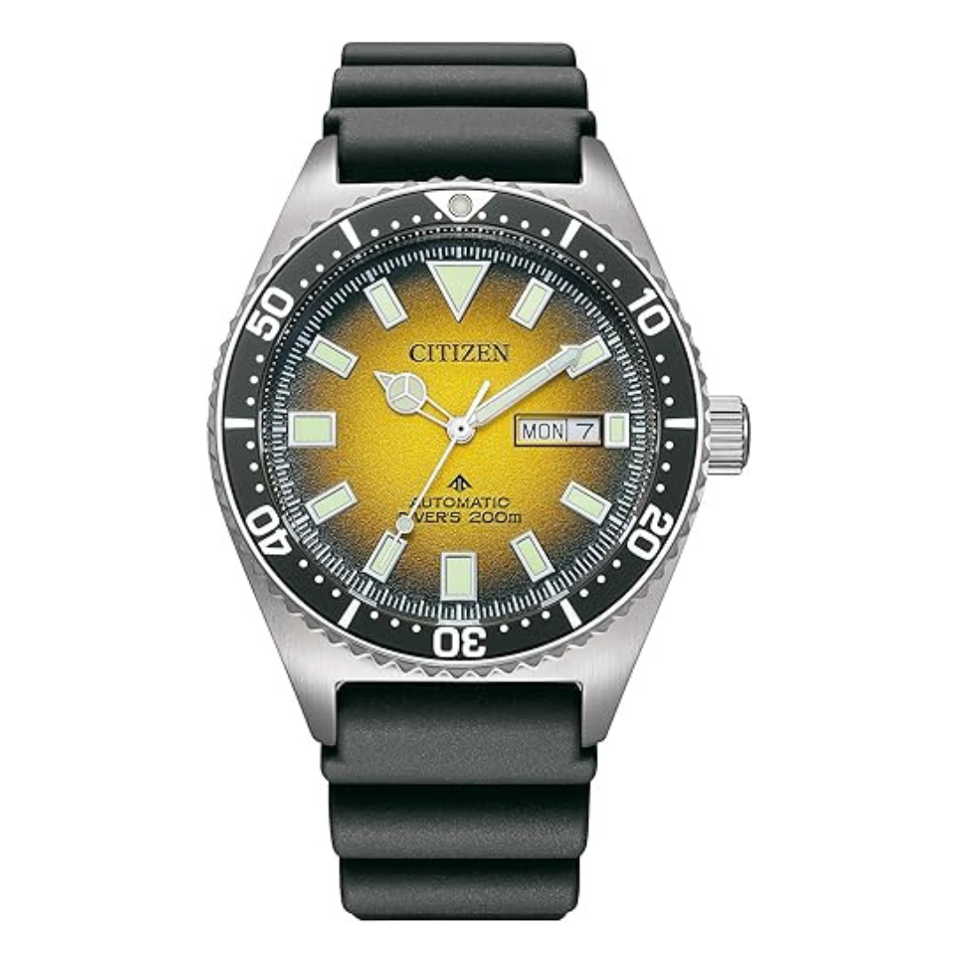 Citizen NY0120-01X Promaster Diver Automatic Yellow Dial Men's Watch