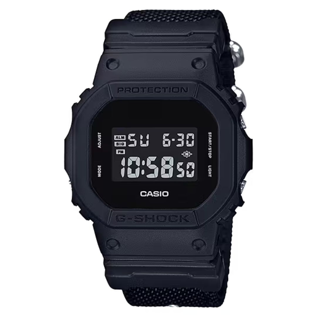 Casio G-shock DW-5600BBN-1D Resin Belt Mens Watch
