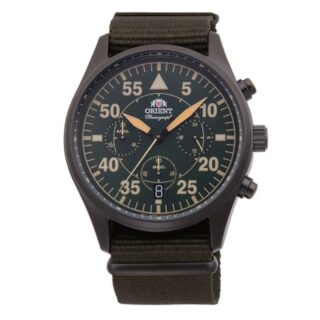 Orient RA-KV0501E10B Pilot Quartz Green Dial Men's Watch