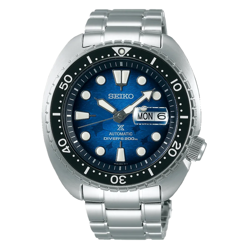 Seiko Prospex Manta SRPE39K1 Save The Ocean Turtle Blue Dial Men's Watch