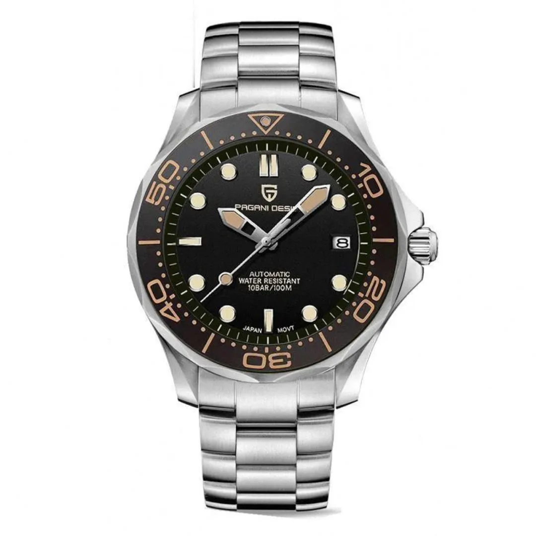 Pagani Design PD-1667 ‘007’ James Bond Seamaster Brown Oyester Men’s Watch