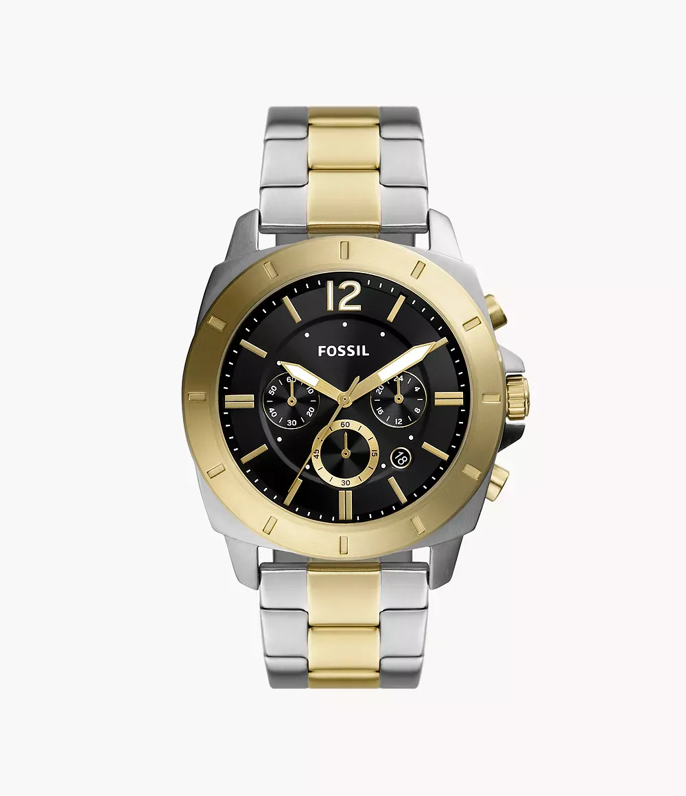 Fossil BQ2815 Privateer Chronograph Two-Tone Stainless Steel Mens Watch