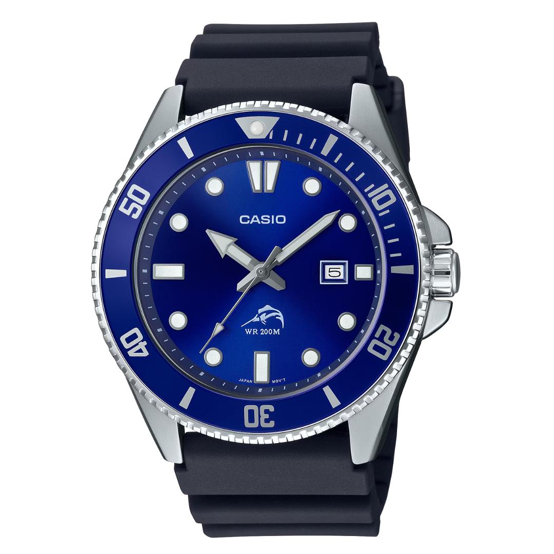Casio Duro MDV-106-2AVCF BLue Analog Diver Quartz Men's Watch