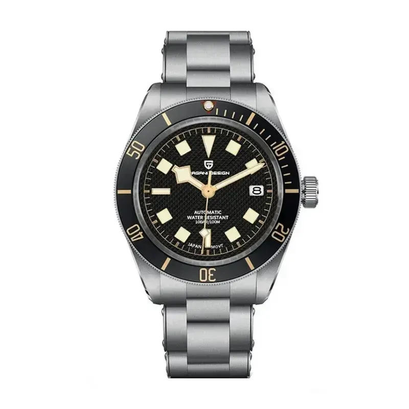 Pagani Design PD-1668 Black Bay Black Bazel Men’s Watch
