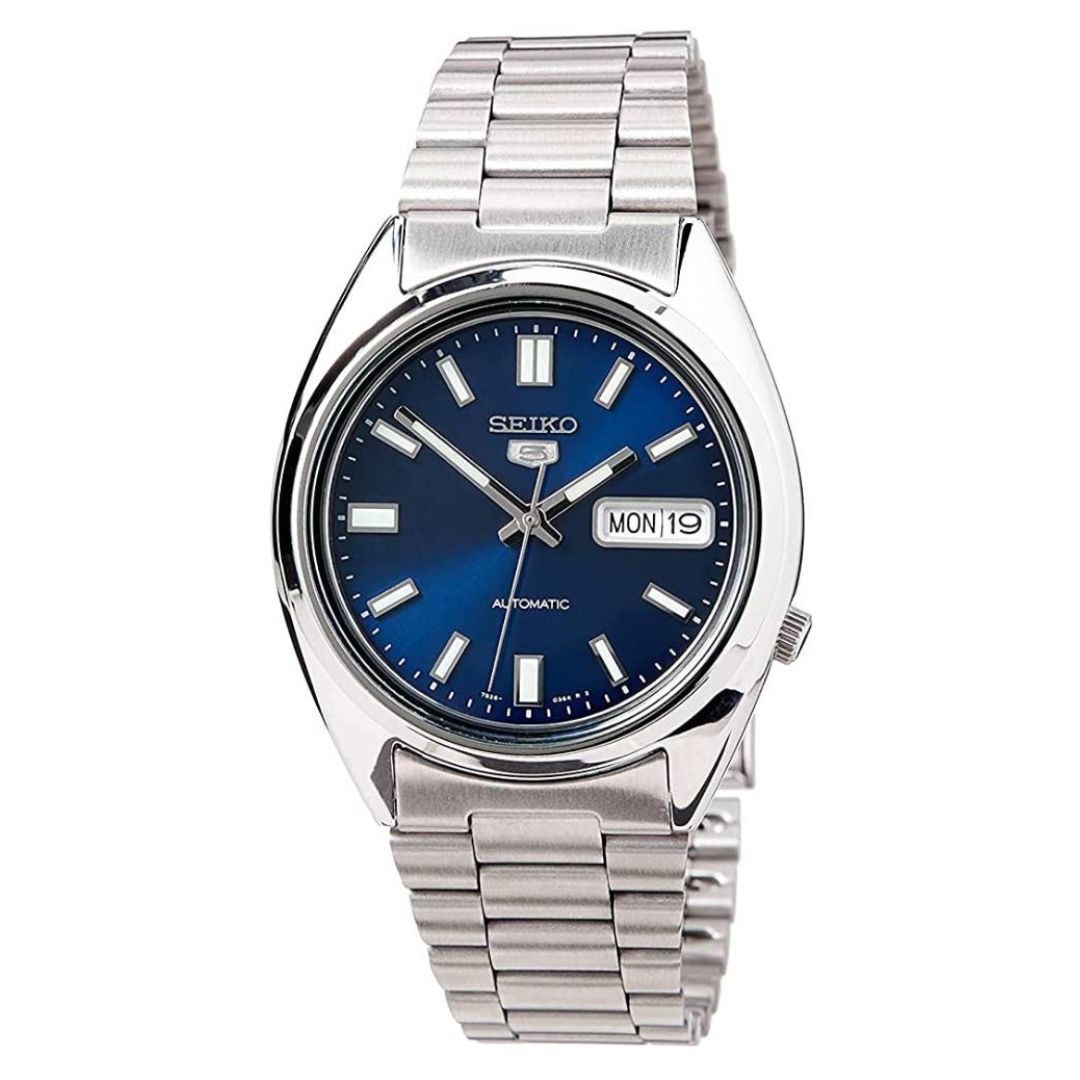 Seiko 5 SNXS77K1 Automatic Blue Dial Stainless Steel Men's Watch/Unisex