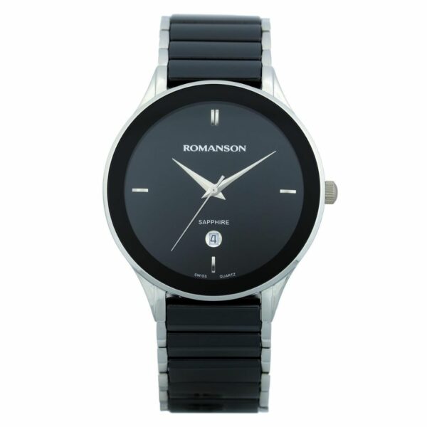 Romanson TM4236MM1WA32W Black Dial Men Watch