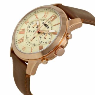 Fossil FS4991 Grant Analog Brown Leather Men’s Watch