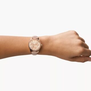 Fossil BQ3763 Rye Multifunction Nude Leather Womens Watch