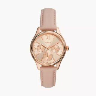 Fossil BQ3763 Rye Multifunction Nude Leather Womens Watch
